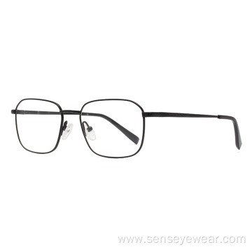 Square Unisex Titanium Optical Eyeglasses Frame Eyewear